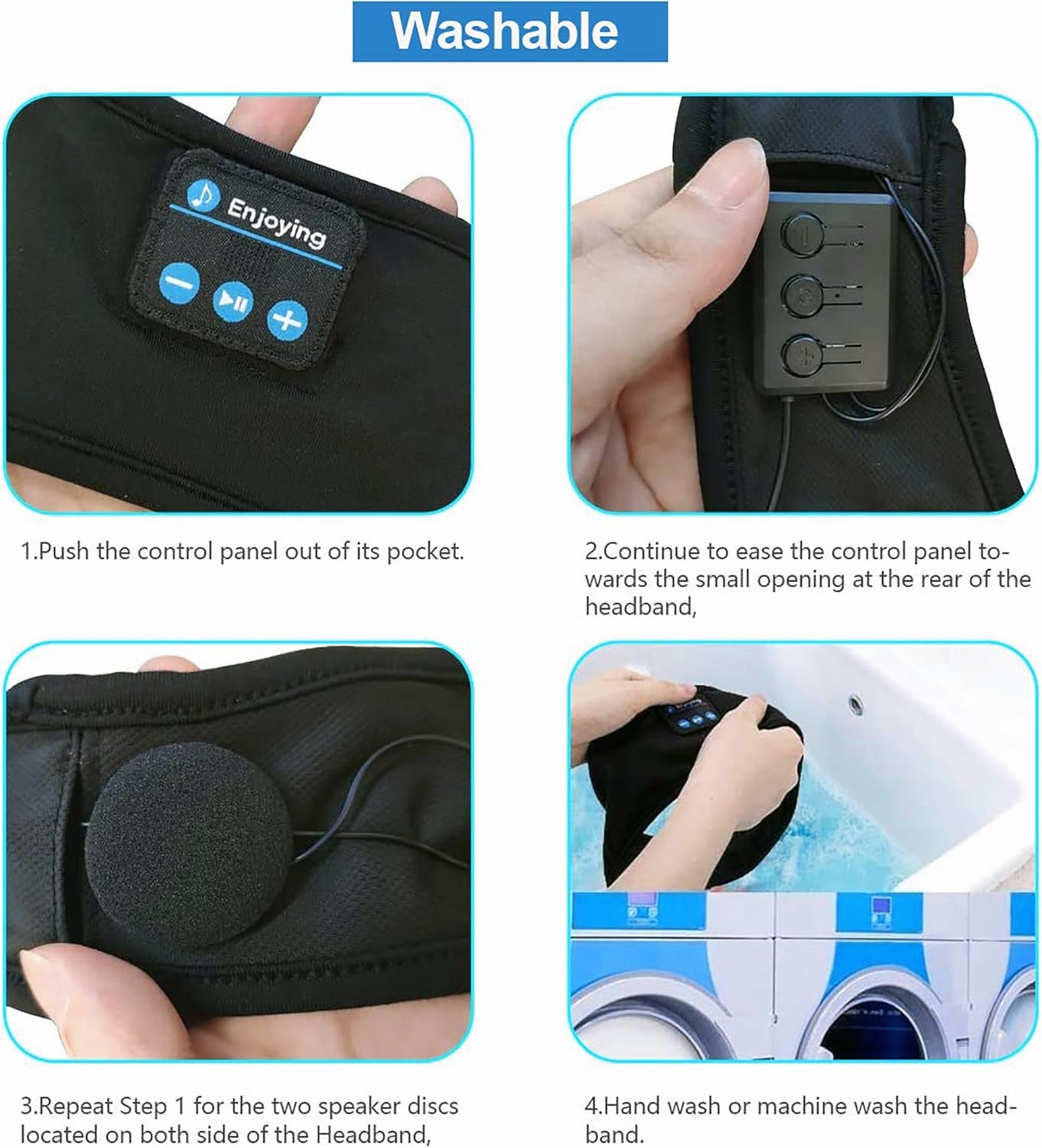 Bluetooth Sleep Headband– Wireless Audio Headband for Deep Sleep