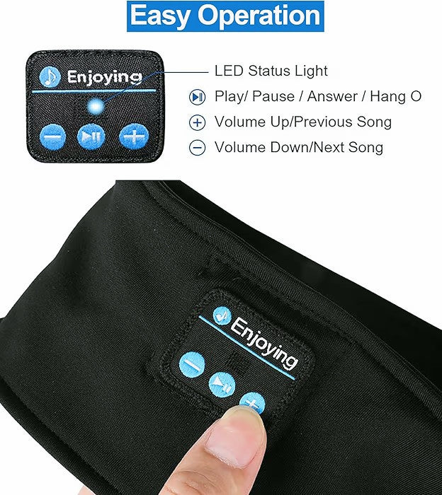 Bluetooth Sleep Headband– Wireless Audio Headband for Deep Sleep